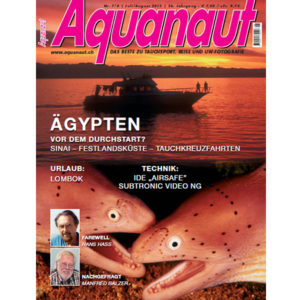 Aquanaut Magazin - Juli/August 2013
