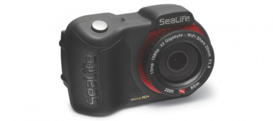 Die Kamera „SeaLife Micro HD“ taucht ohne Gehäuse bis auf 60 Meter