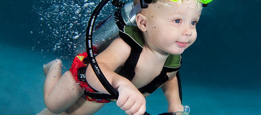 Fotos von Seth Casteel – So schwimmt der Taucher-Nachwuchs