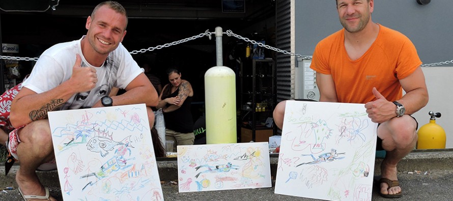 dive and paint – Bilder der Benefiz-Aktion werden jetzt versteigert