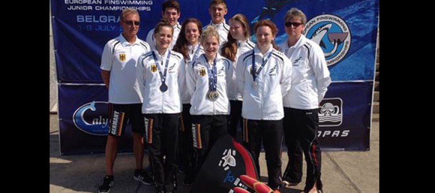 VDST-Jugend erfolgreich bei Finswimming-Meisterschaft