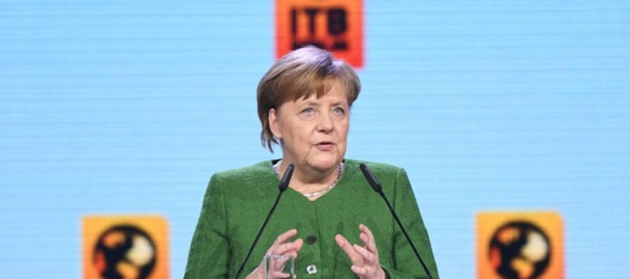 Bundeskanzlerin Merkel eröffnet ITB Berlin 2018